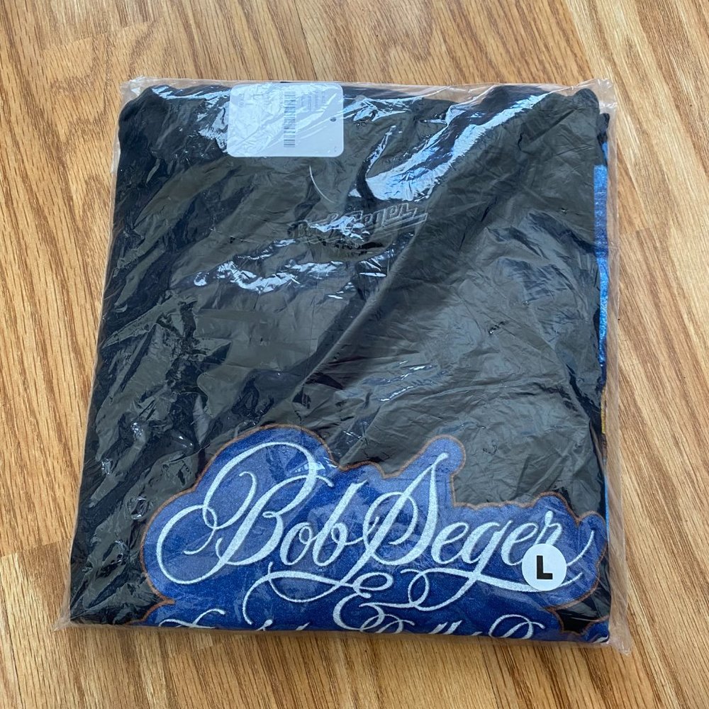 NEW FREE PEOPLE BOB SEGER HORSES BLACK TEE SZ M L - Picture 8 of 9